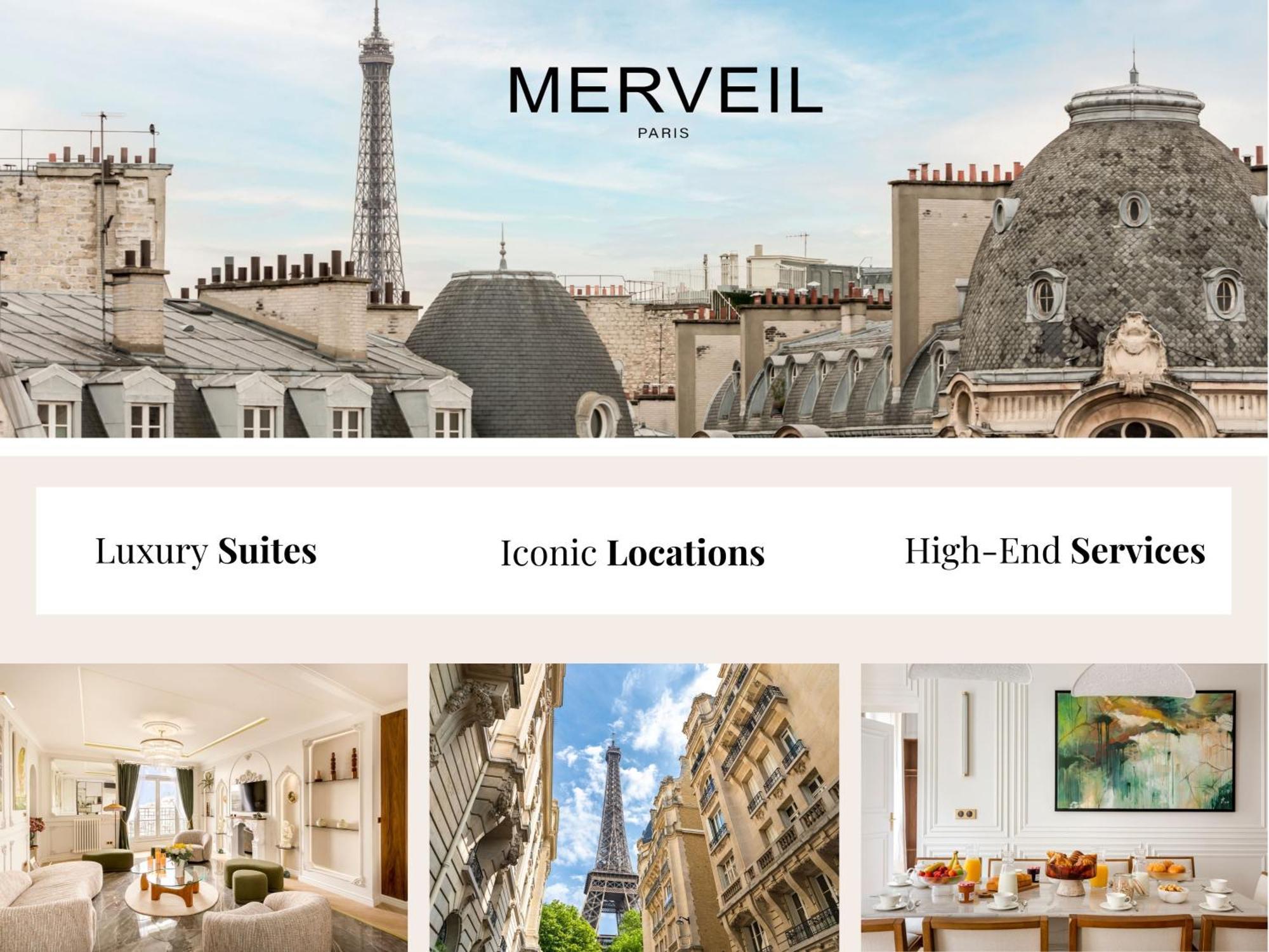 Merveil - Signature Suite -Tour Eiffel- Grenelle I Paris Dış mekan fotoğraf